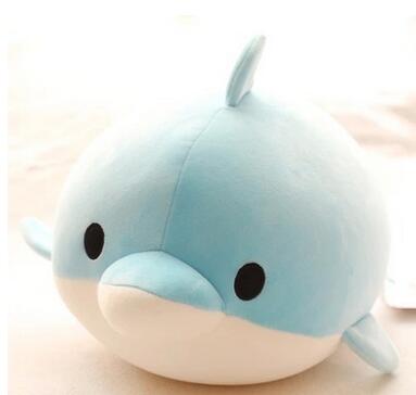 Cute dolphin Orca plush toy penguin sea lion ocean alliance foam particles children's puppet doll