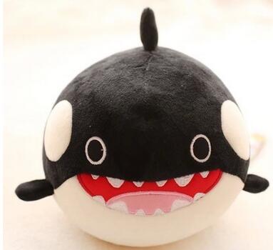 Cute dolphin Orca plush toy penguin sea lion ocean alliance foam particles children's puppet doll