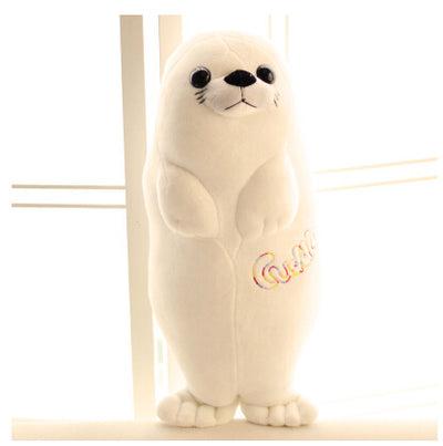 Kawaii Plush Seal Doll Lifelike Sea Lions Plush Toys Cuddle Pillow Kids Toys Lovely Doll Girlfriend Best Gifts Brinquedos WW341