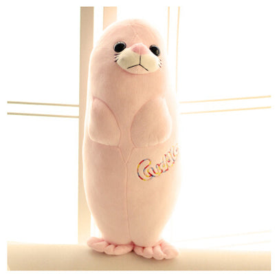 Kawaii Plush Seal Doll Lifelike Sea Lions Plush Toys Cuddle Pillow Kids Toys Lovely Doll Girlfriend Best Gifts Brinquedos WW341